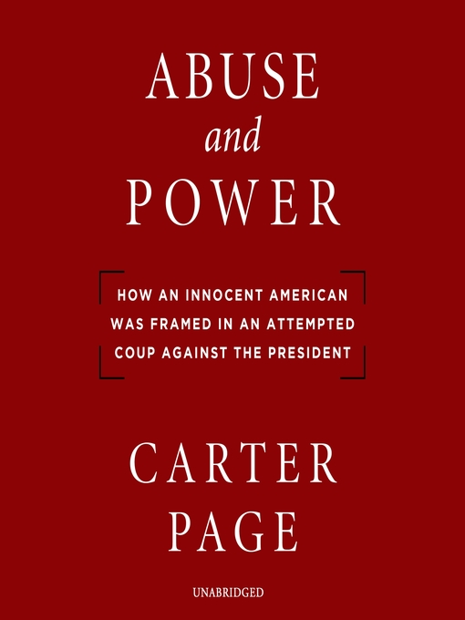 Title details for Abuse and Power by Carter Page - Available